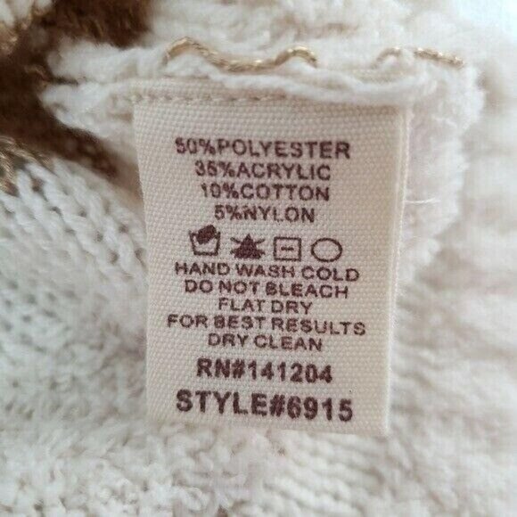 Hem & Thread Sleeveless Striped Knit Sweater Tank Top Womens Size XL Soft - Picture 7 of 7